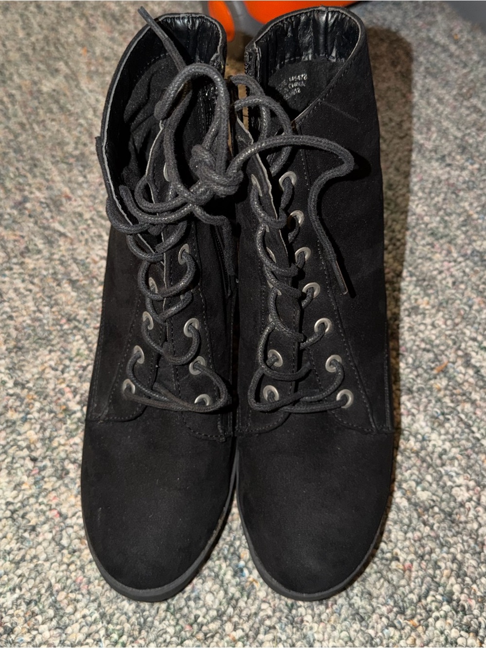 Women’s Black Lace-Up Ankle Boots - Stylish Comfort